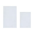 thumbnail image 1 of Better Trends 2 Piece Bathroom Rug Set 100% Polyester (17" x 24" | 21" x 34") Bath Rug, Water Absorbent Non-Slip Bath Mat Machine Washable Micro Plush Collection - White, 1 of 6