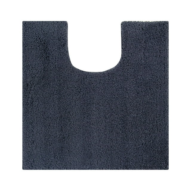 Better Trends Micro Plush Polyester 20" x 20" Bath Rug Charcoal