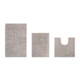 thumbnail image 1 of Better Trends 3 Piece Bathroom Rug Set 100% Polyester Bath Rug, Water Absorbent Non-Slip Bath Mat Machine Washable Micro Plush Collection - Beige, 1 of 6