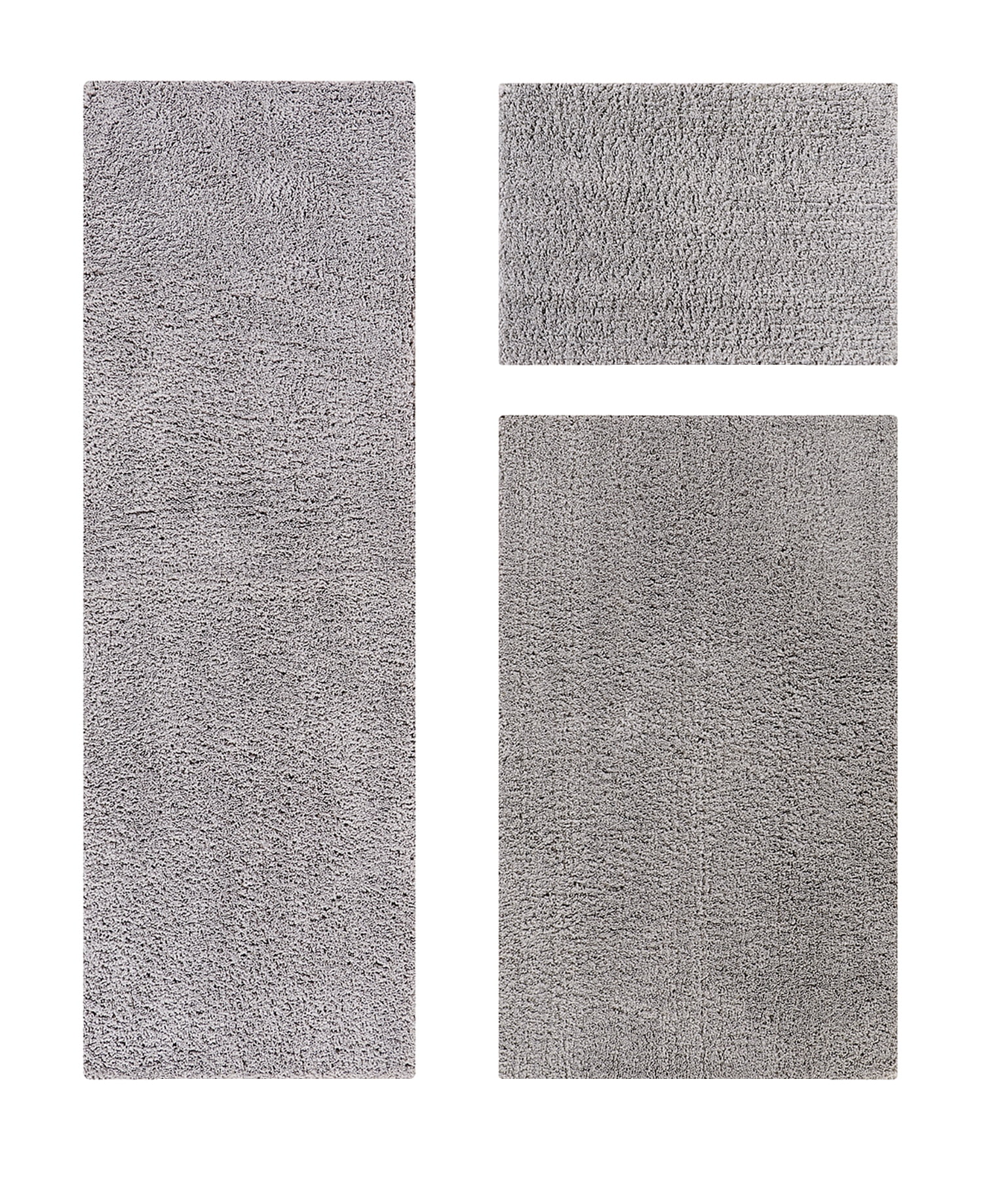 Microplush Rug Better Trends 3 Piece Bathroom Rug Set 100% Polyester Bath Rug, Water ...
