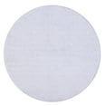 thumbnail image 1 of Better Trends 30'' Round Shape Bathroom Rug Tufted 100% Polyester Water Absorbent Non-Slip, Machine Washable Micro Plush Collection - White, 1 of 6