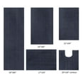 thumbnail image 1 of Better Trends 5 Piece Bathroom Rug Set 100% Polyester Bath Rug, Water Absorbent Non-Slip Bath Mat Machine Washable Micro Plush Collection - Charcoal, 1 of 9