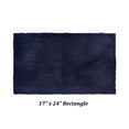 thumbnail image 1 of Better Trends Bath Room Rugs Tufted 100% Polyester 17" x 24" Bath Rug, Water Absorbent Non-Slip Bath Mat Machine Washable Micro Plush Collection - Navy, 1 of 4