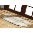 thumbnail image 1 of Better Trends Oval Braided Rug, 30" x 50", Reversible Indoor Entryway or Kitchen Area Rug, 100% Polypropylene, Newport Collection – Tan, 1 of 5