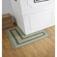 thumbnail image 1 of Better Trends L-Shaped Braided Rug, 20" x 48" x 48", Reversible 100% Polypropylene Indoor Corner Area Rug, Newport Collection – Sage, 1 of 5