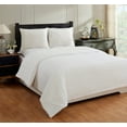 thumbnail image 1 of Better Trends Olivia Full/Queen Comforter 90 in. X 90 in. with 2 Standard Shams 20 in. X 26 in. Ivory, 1 of 9