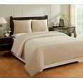 thumbnail image 1 of Better Trends Olivia Collection in Motif Design 100% Cotton Tufted Chenille, Twin Comforter Set, Light Beige, 1 of 9