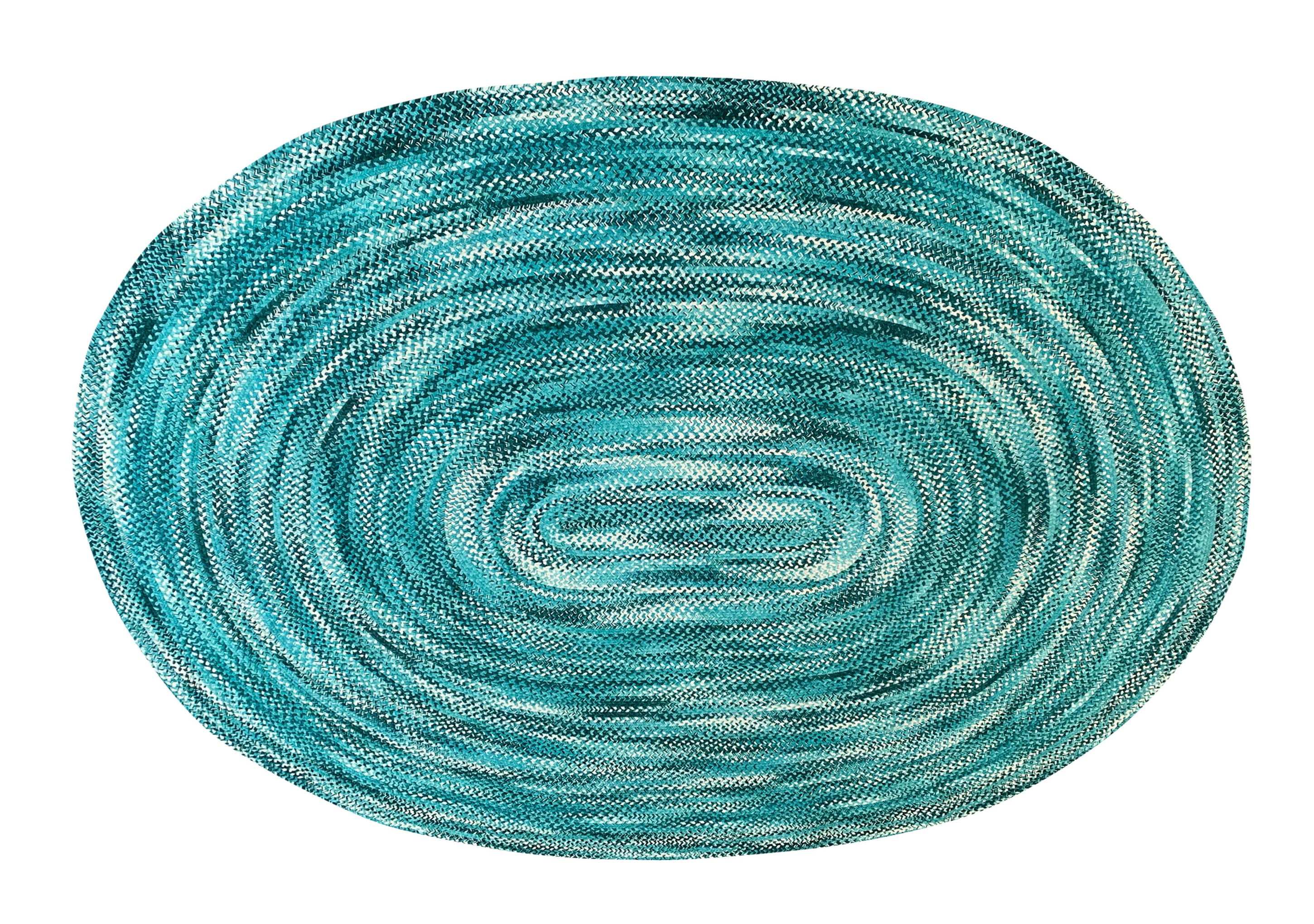 Better Trends Ombre Braid Braided Reversible Indoor Area Utility Rug