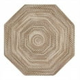 thumbnail image 1 of Better Trends 48" Octagonal Braided Rug – 100% Cotton Reversible Accent Rug for Entryway, Kitchen, Bedroom – Ombre Chenille Collection – Beige, 1 of 3