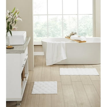 Better Trends Pany 100% Cotton 4 Piece Bath Mat & Towel - Ivory