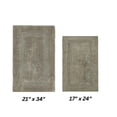 thumbnail image 1 of Better Trends Premium 2 Piece Bathroom Rug Set 100% Cotton, Extra Soft Tufted Bath Mat, Water Absorbent & Reversible Mat, Beige Lux Collection, 1 of 2