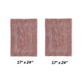 thumbnail image 1 of Better Trends Premium 2 Piece Bathroom Rug Set 100% Cotton, Extra Soft Tufted Bath Mat, Water Absorbent & Reversible Mat, Pink Lux Collection, 1 of 2