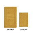 thumbnail image 1 of Better Trends Premium 2 Piece Bathroom Rug Set 100% Cotton, Extra Soft Tufted Bath Mat, Water Absorbent & Reversible Mat, Yellow Lux Collection, 1 of 2