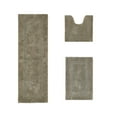thumbnail image 1 of Better Trends Premium 3 Piece Bathroom Rug Set 100% Cotton, Extra Soft Tufted Bath Mat, Water Absorbent & Reversible Mat, Beige Lux Collection, 1 of 2