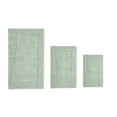 thumbnail image 1 of Better Trends Premium 3 Piece Bathroom Rug Set 100% Cotton, Extra Soft Tufted Bath Mat, Water Absorbent & Reversible Mat, Dark Sage Lux Collection, 1 of 2