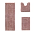 thumbnail image 1 of Better Trends Premium 3 Piece Bathroom Rug Set 100% Cotton, Extra Soft Tufted Bath Mat, Water Absorbent & Reversible Mat, Pink Lux Collection, 1 of 2