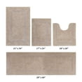 thumbnail image 1 of Better Trends Premium 4 Piece Bathroom Rug Set 100% Cotton, Extra Soft Tufted Bath Mat, Water Absorbent & Reversible Mat, Sand Lux Collection, 1 of 8