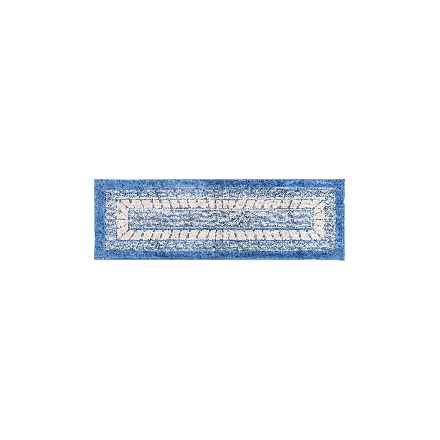 Better Trends Radiance Collection -- 20" x 60" Runner Kitchen Rug in Blue