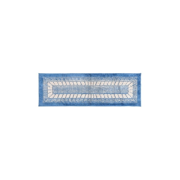 Better Trends Radiance Collection -- 20" x 60" Runner Kitchen Rug in Blue