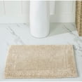 thumbnail image 1 of Better Trends 17" x 24" Premium Bathroom Rugs 100% Cotton Soft Reversible Tufted Bath Mat Water Absorbent Bath Rug Ideal for Bathroom Shower and Tub Use (Sand) Edge Collection, 1 of 4