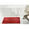 thumbnail image 1 of Better Trends 21" x 34" Premium Bathroom Rugs 100% Cotton Soft Reversible Tufted Bath Mat Water Absorbent Bath Rug Ideal for Bathroom Shower and Tub Use (Red) Edge Collection, 1 of 4