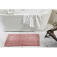 thumbnail image 1 of Better Trends 21" x 34" Premium Bathroom Rugs 100% Cotton Soft Reversible Tufted Bath Mat Water Absorbent Bath Rug Ideal for Bathroom Shower and Tub Use (Pink) Edge Collection, 1 of 4