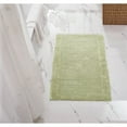 thumbnail image 1 of Better Trends 24" x 40" Premium Bathroom Rugs 100% Cotton Soft Reversible Tufted Bath Mat Water Absorbent Bath Rug Ideal for Bathroom Shower and Tub Use (Sage) Edge Collection, 1 of 4