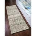 thumbnail image 1 of Better Trends River Rock Broadloom, 100% Wool, 24" x 72" Runner, Gray, 1 of 5