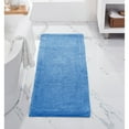 thumbnail image 1 of Better Trends 20"x 60" Premium Bathroom Runner Rug 100% Cotton Soft Reversible Tufted Bath Mat Water Absorbent Ideal for Easy Care in Bathroom and Shower Areas, (Dark Blue)- Edge Collection, 1 of 4
