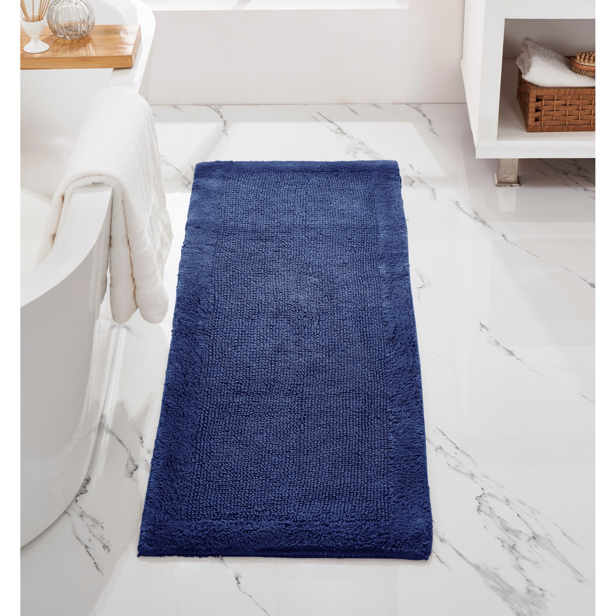 Better Trends 20"x 60" Premium Bathroom Runner Rug 100% Cotton Soft ...