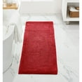 thumbnail image 1 of Better Trends 20"x 60" Premium Bathroom Runner Rug 100% Cotton Soft Reversible Tufted Bath Mat Water Absorbent Ideal for Easy Care in Bathroom and Shower Areas, (Red)- Edge Collection, 1 of 4