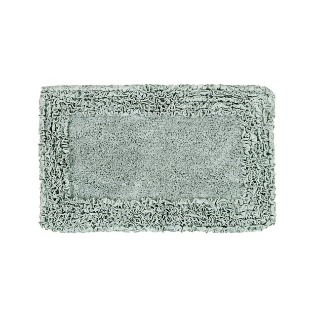 Better Trends Sage Shaggy Border 100 Cotton Bath Rug, 21" x 34