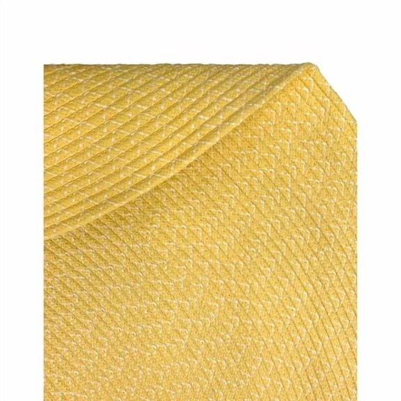 Better Trends Sunsplash Braid 100% Polypropylene Stain Yellow 24" x 60" Runner