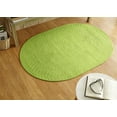 thumbnail image 1 of Better Trends Sunsplash Braid Collection is Durable & Stain Resistant Reversible Indoor/Outdoor Area Utility Rug 100% Polypropylene in Vibrant Colors, 42" x 66", Oval, Chartruese, 1 of 3