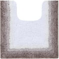 thumbnail image 1 of Better Trends 20" x 20" U-Shape Toilet Rug 100% Cotton Non Slip Tufted Contour Bath Mat, Water Absorbent Bathroom Rug, (Beige) Torrent Collection, 1 of 6