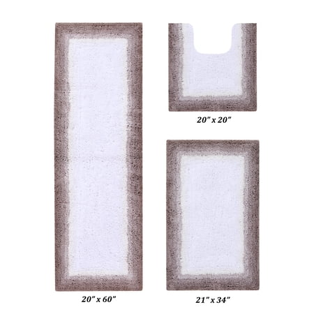 Better Trends 3 Piece Bathroom Rug Set, 100% Cotton, Extra Soft Tufted Bath Mat, Water Absorbent & Non Slip Bath Rug, (Beige) Torrent Collection