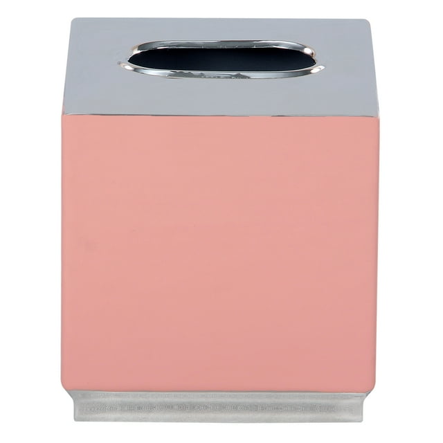 Better Trends Trier Tissue Holder 100% Stainless Steel Bathroom Accessories  5.25" x 5.75" - Rose