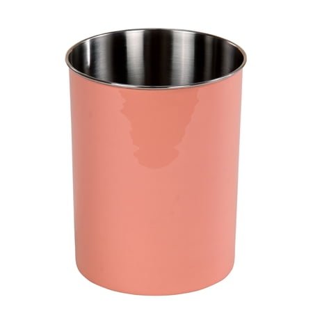 Better Trends Trier Waste Basket 100% Stainless Steel Bathroom Accessories - Rose