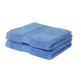 thumbnail image 1 of Better Trends Washcloths For Body And Face, 100% Cotton, Soft, Absorbent, Zero Twist Cotton Baby Wash Cloth, Shower, Travel, Dark Blue Small Towel, 12"X12", 2 Pack, 1 of 4