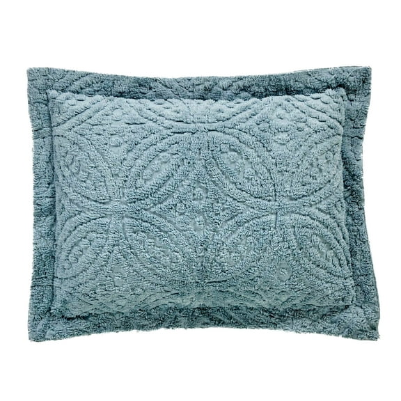 Better Trends Wedding Ring Standard Sham 21 in. X 27 in. Blue