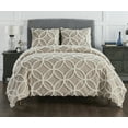 thumbnail image 1 of Better Trends Wedding Ring Two Tone 100% Cotton Tufted Chenille Comforter Set for All Ages, 1 of 6