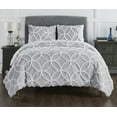 thumbnail image 1 of Better Trends Wedding Ring Two Tone 100% Cotton Tufted Chenille for Adult Comforter Set, 1 of 6