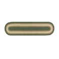 thumbnail image 1 of Better Trends Braided Runner Rug 24"x 108" 100% Wool Rug for Indoor Use, Area Rug for Bedroom Woodbridge Collection - (Green), 1 of 5