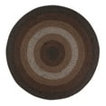 thumbnail image 1 of Better Trends Round Braided Rug 72" 100% Wool Mat for Indoor Use, Area Rug for Bedroom Woodbridge Collection - (Gray), 1 of 8