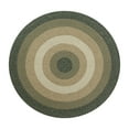thumbnail image 1 of Better Trends Round Braided Rug 72" 100% Wool Mat for Indoor Use, Area Rug for Bedroom Woodbridge Collection - (Green), 1 of 4