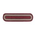 thumbnail image 1 of Better Trends Braided Runner Rug 24"x 108" 100% Wool Rug for Indoor Use, Area Rug for Bedroom Woodbridge Collection - (Cranberry), 1 of 5