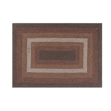 Better Trends Woodbridge Rectangular 40" x 60" Braided Rug - Black