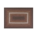 thumbnail image 1 of Better Trends Woodbridge Rectangular 60" x 84" Braided Rug - Black, 1 of 5