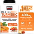 thumbnail interactive-video image 1 of Force Factor Better Turmeric, Turmeric Curcumin Supplement with Ginger for Joint Health & Inflammation Support, Fruit Splash, 60 Soft Chews, 1 of 14