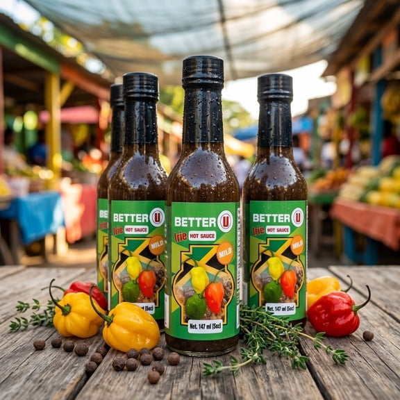 Better U Irie Hot Sauce Mild 12 Pack, 5 Ounce